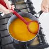 imageGreenPan Silicone Slotted Spoon Cooking Kitchen Utensil Mixing Stirring Serving Flexible Rubber Nonstick Cookware Rigid Steel Core HeatResistant AntiSlip Handle BPAFree Dishwasher Safe RedRed