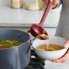 imageGreenPan Silicone Slotted Spoon Cooking Kitchen Utensil Mixing Stirring Serving Flexible Rubber Nonstick Cookware Rigid Steel Core HeatResistant AntiSlip Handle BPAFree Dishwasher Safe RedRed