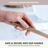 imageGreenPan Silicone Slotted Spoon Cooking Kitchen Utensil Mixing Stirring Serving Flexible Rubber Nonstick Cookware Rigid Steel Core HeatResistant AntiSlip Handle BPAFree Dishwasher Safe RedTaupe
