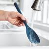 imageGreenPan Silicone Slotted Spoon Cooking Kitchen Utensil Mixing Stirring Serving Flexible Rubber Nonstick Cookware Rigid Steel Core HeatResistant AntiSlip Handle BPAFree Dishwasher Safe RedOxford Blue