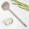 imageGreenPan Silicone Slotted Spoon Cooking Kitchen Utensil Mixing Stirring Serving Flexible Rubber Nonstick Cookware Rigid Steel Core HeatResistant AntiSlip Handle BPAFree Dishwasher Safe RedTaupe