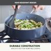 imageGreenPan Silicone Slotted Spoon Cooking Kitchen Utensil Mixing Stirring Serving Flexible Rubber Nonstick Cookware Rigid Steel Core HeatResistant AntiSlip Handle BPAFree Dishwasher Safe RedCharcoal Gray