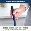 imageGreenPan Silicone Slotted Spoon Cooking Kitchen Utensil Mixing Stirring Serving Flexible Rubber Nonstick Cookware Rigid Steel Core HeatResistant AntiSlip Handle BPAFree Dishwasher Safe RedOxford Blue