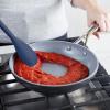 imageGreenPan Silicone Slotted Spoon Cooking Kitchen Utensil Mixing Stirring Serving Flexible Rubber Nonstick Cookware Rigid Steel Core HeatResistant AntiSlip Handle BPAFree Dishwasher Safe RedOxford Blue