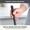 imageGreenPan Silicone Slotted Spoon Cooking Kitchen Utensil Mixing Stirring Serving Flexible Rubber Nonstick Cookware Rigid Steel Core HeatResistant AntiSlip Handle BPAFree Dishwasher Safe RedCharcoal Gray