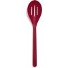 imageGreenPan Silicone Slotted Spoon Cooking Kitchen Utensil Mixing Stirring Serving Flexible Rubber Nonstick Cookware Rigid Steel Core HeatResistant AntiSlip Handle BPAFree Dishwasher Safe RedRed