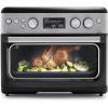 imageGreenPan 13in1 Elite Countertop Convection Oven ampamp Air Fryer PFASFree Ceramic Tray ampamp Pizza Pan Adjustable Racks Multifunction Presets Toaster Bake Broil Roast Proof Dehydrate Oxford BlueBlack