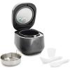 imageGreenPan Carb Reducing Electric Rice Cooker 4 Cups Uncooked8 Cooked Rice 10 Presets LED Display Healthier Meals Delay Timer PFASFree Ceramic Nonstick Removable Bowl Cool Touch Steam GraphiteGraphite