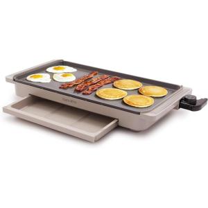 imageGreenPan Advanced 12 X 15 Electric Skillet with Lid 7QT Capacity for Family Meals Healthy Ceramic Nonstick PFASFree Coating Fry Saut Steam Simmer Sear Stir Fry Dishwasher Safe ClayClay