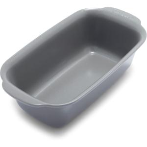 imageGreenPan Premiere Ovenware Healthy Ceramic Nonstick 1 lb Loaf Baking Pan PFOA ampamp PFASFree WarpFree Bakeware Durable Quick Heating Baking Tray Oven and Broiler Safe to 600F Dishwasher Safe GrayGray