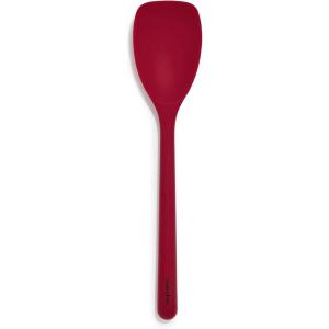 imageGreenPan Silicone Slotted Spoon Cooking Kitchen Utensil Mixing Stirring Serving Flexible Rubber Nonstick Cookware Rigid Steel Core HeatResistant AntiSlip Handle BPAFree Dishwasher Safe RedRed