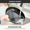imageGreenPan 12 Piece Nonstick Swift Cookware Set Ceramic PFASFree Pots ampamp Pans with Lids Dishwasher ampamp OvenBroiler Safe to 600F Kitchen Cooking Set Sauce Saute Stock Frying Pans CreamBlack