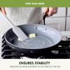 imageGreenPan 16 Piece Valencia Pro Ceramic Nonstick Cookware Set PFASFree Induction Ready Hard Anodized Pots ampamp Pans with Lids Compatible on All Cooktops Dishwasher ampamp Oven Safe GrayGray