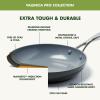imageGreenPan 16 Piece Valencia Pro Ceramic Nonstick Cookware Set PFASFree Induction Ready Hard Anodized Pots ampamp Pans with Lids Compatible on All Cooktops Dishwasher ampamp Oven Safe GrayGray