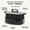 imageGreenPan 65QT MultiCooker Skillet Grill ampamp Slow Cooker 8in1 Presets to SauteSteam Grill Stew StirFryHeat ampamp Cook Rice Healthy Ceramic Nonstick ampamp Dishwasher Safe Parts Matte Black
