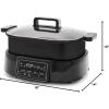 imageGreenPan 65QT MultiCooker Skillet Grill ampamp Slow Cooker 8in1 Presets to SauteSteam Grill Stew StirFryHeat ampamp Cook Rice Healthy Ceramic Nonstick ampamp Dishwasher Safe Parts Matte Black
