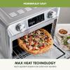 imageGreenPan Bistro Stainless Steel 9in1 Air Fry Oven Nonstick Baking Pan Stainless Steel Rack and Basket Fast Heating Multifunction Presets CoolTouch Handle PFASFree Easy Cleanup Crumb TrayStainless Steel