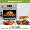 imageGreenPan Bistro Stainless Steel 9in1 Air Fry Oven Nonstick Baking Pan Stainless Steel Rack and Basket Fast Heating Multifunction Presets CoolTouch Handle PFASFree Easy Cleanup Crumb TrayStainless Steel