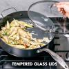 imageGreenPan Canterbury 5QT Saut Pan with Lid Hard Anodized Healthy Ceramic Nonstick PFAS ampamp PFOAFree Stainless Steel Handle Metal Utensil Safe Dishwasher Safe Oven Safe Black