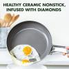 imageGreenPan Chatham Hard Anodized Healthy Ceramic Nonstick 10quot Frying Pan Skillet PFASFree Dishwasher Safe Oven Safe Gray12 Frying Pan Skillet with Lid