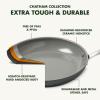 imageGreenPan Chatham Hard Anodized Healthy Ceramic Nonstick 10quot Frying Pan Skillet PFASFree Dishwasher Safe Oven Safe Gray13 Frying Pan Skillet with Helper Handle