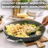imageGreenPan Chatham Hard Anodized Healthy Ceramic Nonstick 10quot Frying Pan Skillet PFASFree Dishwasher Safe Oven Safe Gray13 Frying Pan Skillet with Helper Handle