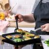 imageGreenPan Chatham Hard Anodized Healthy Ceramic Nonstick 11quot Griddle Pan PFASFree Dishwasher Safe Oven Safe GrayBlack