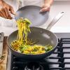 imageGreenPan Chatham Hard Anodized Healthy Ceramic Nonstick 11quot Wok Pan PFASFree Dishwasher Safe Oven Safe Gray
