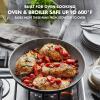 imageGreenPan Chatham Hard Anodized Healthy Ceramic Nonstick 8quot and 10quot Frying Pan Skillet Set Omelette and Egg Pan PFASFree Dishwasher Safe Oven Safe GrayGray