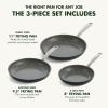 imageGreenPan Chatham Hard Anodized Healthy Ceramic Nonstick 8quot and 10quot Frying Pan Skillet Set Omelette and Egg Pan PFASFree Dishwasher Safe Oven Safe GrayGray