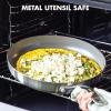 imageGreenPan Chatham TriPly Stainless Steel Healthy Ceramic Nonstick 10quot and 12quot Frying Pan Skillet Set PFASFree Induction Suitable Dishwasher Safe Silver10 and 12 Frying Pan Skillet Set