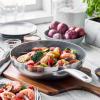 imageGreenPan Chatham TriPly Stainless Steel Healthy Ceramic Nonstick 8quot Frying Pan Skillet PFASFree Induction Suitable Dishwasher Safe SilverSilver