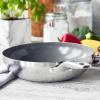 imageGreenPan Chatham TriPly Stainless Steel Healthy Ceramic Nonstick 8quot Frying Pan Skillet PFASFree Induction Suitable Dishwasher Safe SilverSilver