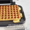 imageGreenPan Elite 4Square Belgian ampamp Classic Waffle Maker Healthy Ceramic Nonstick Aluminum Dishwasher Safe Plates Adjustable ShadeCrunch Control Wont OverflowEasy Cleanup BreakfastPFASFreeBlackCream White