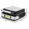 imageGreenPan Elite 4Square Belgian ampamp Classic Waffle Maker Healthy Ceramic Nonstick Aluminum Dishwasher Safe Plates Adjustable ShadeCrunch Control Wont OverflowEasy Cleanup BreakfastPFASFreeBlackBlack
