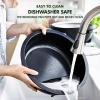 imageGreenPan Elite 6QT Electric Skillet Sear Saute StirFry Cook Rice Healthy Ceramic Nonstick Dishwasher Safe Parts Easytouse LED Display PFOA and PFA Free Smart Pot Stainless SteelGold