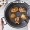 imageGreenPan Elite 6QT Electric Skillet Sear Saute StirFry Cook Rice Healthy Ceramic Nonstick Dishwasher Safe Parts Easytouse LED Display PFOA and PFA Free Smart Pot Stainless SteelGraphite