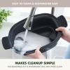 imageGreenPan Elite 8in1 Programmable 6QT Electric Slow Cooker Dishwasher Safe Lid ampamp Removable Crock PFASFree Healthy Ceramic Nonstick MultiCooker Sear Saut Brown Steam Basket Roast GoldClay