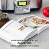 imageGreenPan Elite 8in1 Programmable 6QT Electric Slow Cooker Dishwasher Safe Lid ampamp Removable Crock PFASFree Healthy Ceramic Nonstick MultiCooker Sear Saut Brown Steam Basket Roast GoldWhite