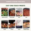 imageGreenPan Elite 8in1 Programmable 6QT Electric Slow Cooker Dishwasher Safe Lid ampamp Removable Crock PFASFree Healthy Ceramic Nonstick MultiCooker Sear Saut Brown Steam Basket Roast GoldClay