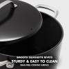 imageGreenPan GP5 Hard Anodized Advanced Healthy Ceramic Nonstick 8QT Stock Pot with Insulated Lid PFASFree Induction Dishwasher Safe Oven ampamp Broiler Safe Black8QT Saucepan Pot with Lid