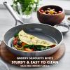 imageGreenPan GP5 Stainless Steel 5Ply Healthy Ceramic Nonstick 8quot Frying Pan Skillet Scratch Resistant Induction Dishwasher ampamp Oven Safe PFASFree
