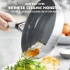 imageGreenPan GP5 Stainless Steel 5Ply Healthy Ceramic Nonstick 8quot Frying Pan Skillet Scratch Resistant Induction Dishwasher ampamp Oven Safe PFASFree