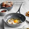 imageGreenPan GP5 Stainless Steel 5Ply Healthy Ceramic Nonstick 8quot Frying Pan Skillet Scratch Resistant Induction Dishwasher ampamp Oven Safe PFASFree