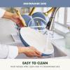 imageGreenPan Hard Anodized Healthy Ceramic Nonstick 10 Piece Cookware Pots and Pans Set GoldTone Stainless Steel Handles PFAS ampamp PFOAFree Dishwasher Safe Oven ampamp Broiler Safe BlackOcean Blue