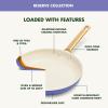 imageGreenPan Hard Anodized Healthy Ceramic Nonstick 10 Piece Cookware Pots and Pans Set GoldTone Stainless Steel Handles PFAS ampamp PFOAFree Dishwasher Safe Oven ampamp Broiler Safe BlackPeriwinkle