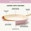 imageGreenPan Hard Anodized Healthy Ceramic Nonstick 10 Piece Cookware Pots and Pans Set GoldTone Stainless Steel Handles PFAS ampamp PFOAFree Dishwasher Safe Oven ampamp Broiler Safe BlackBlush Pink
