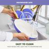 imageGreenPan Hard Anodized Healthy Ceramic Nonstick 10 Piece Cookware Pots and Pans Set GoldTone Stainless Steel Handles PFAS ampamp PFOAFree Dishwasher Safe Oven ampamp Broiler Safe BlackPeriwinkle