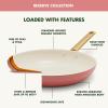 imageGreenPan Hard Anodized Healthy Ceramic Nonstick 10 Piece Cookware Pots and Pans Set GoldTone Stainless Steel Handles PFAS ampamp PFOAFree Dishwasher Safe Oven ampamp Broiler Safe BlackCoral