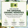 imageGreenPan Hard Anodized Healthy Ceramic Nonstick 10 Piece Cookware Pots and Pans Set GoldTone Stainless Steel Handles PFAS ampamp PFOAFree Dishwasher Safe Oven ampamp Broiler Safe BlackBlack